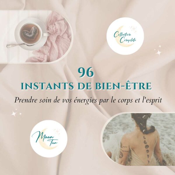 MOON TEA - COLLECTION COMPLÈTE - THÉ - INFUSION - TISANE - BIO - FRANÇAIS - HOLISTIQUE - MOON GUIDANCE - QRCODE - MOON CONNECTION - MOON INTUITION - MOON EXPRESSION - MOON HEART - MOON SHINE - MOON DESIRE MOON DIRECTION - MOON SERENITY - CHAKRA CORONAL - CHAKRA 3ÈME OEIL - CHAKRA GORGE - CHAKRA COEUR - CHAKRA PLEXUS SOLAIRE - CHAKRA SACRÉ - CHAKRA RACINE - 7CHAKRAS